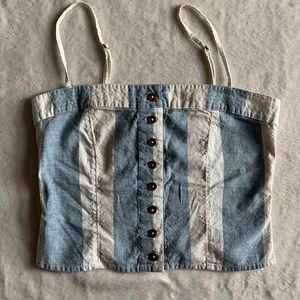 O’Neill spaghetti strap crop top. Size S